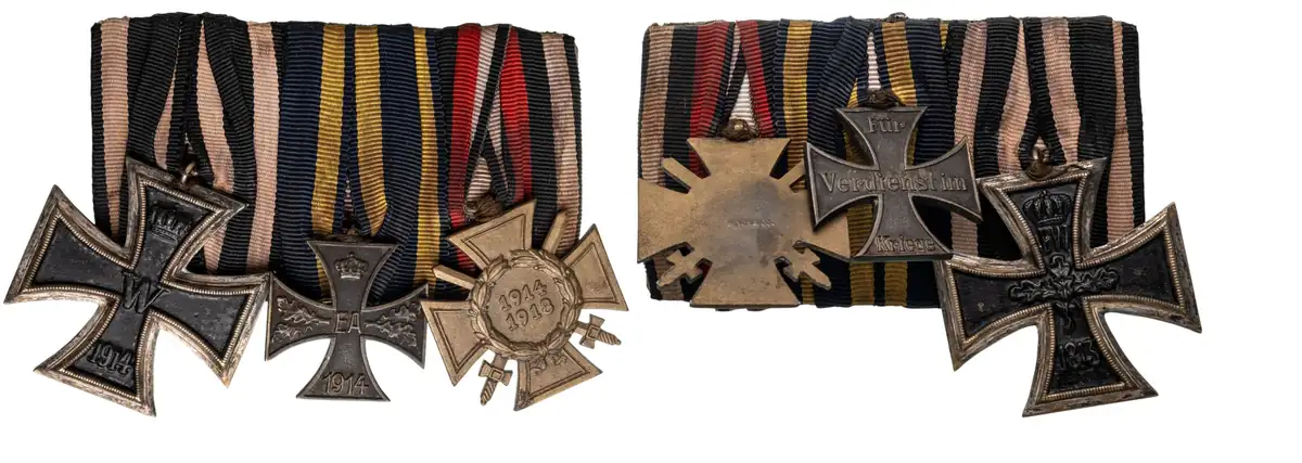 THE COLLECTION OF ORDERS AND MEDALS BARS - Bar of 3.