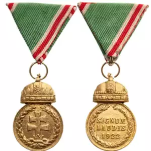 Signum Laudis Medal with Holy Crown, 1922