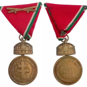 Signum Laudis Medal with Holy Crown, 1922