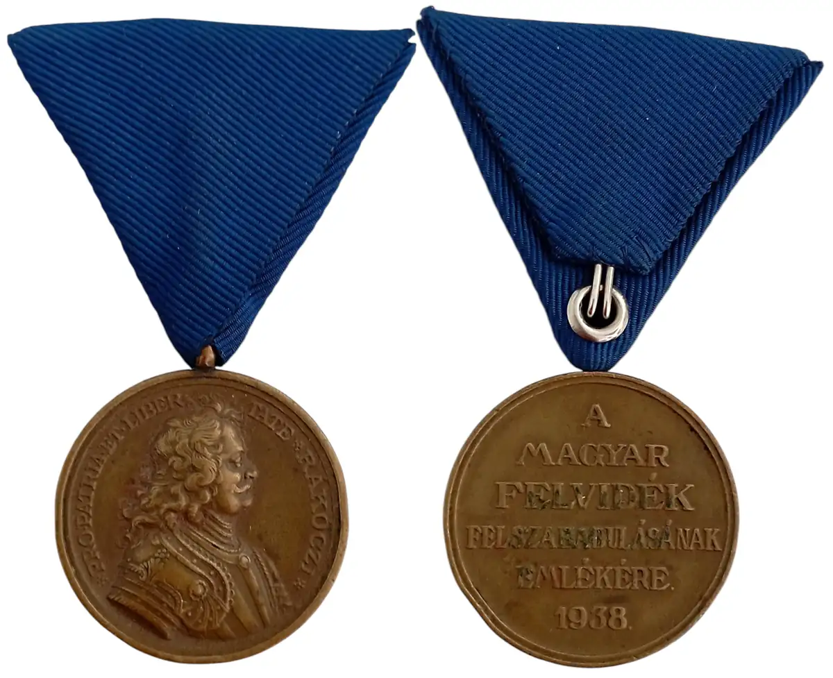 Liberation of Upper Hungary Medal, 1938