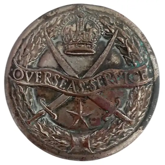 Indian Overseas Service Badge, 1939-1945