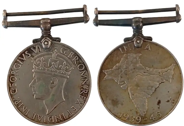 Indian Service War Medal, 1939 - 1945