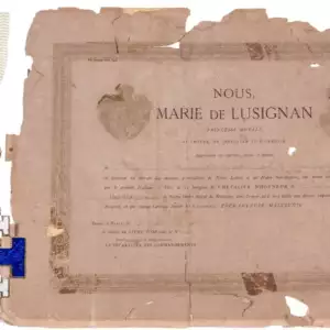 The Order of Melusine, created by Marie de Lusignan