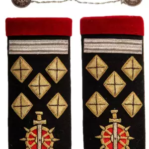Order of St. Catherine of Mount Sinai - A pair of Shoulderboards and 6 Uniform Buttons