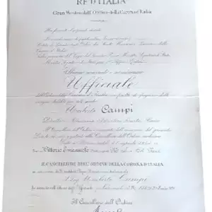 ORDER OF THE CROWN OF ITALY