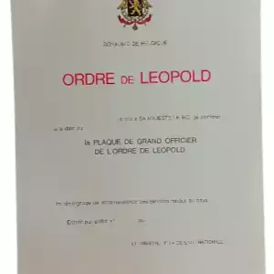 ORDER OF LEOPOLD