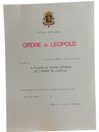 ORDER OF LEOPOLD