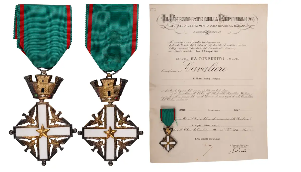 ORDER OF MERIT OF THE ITALIAN REPUBLIC