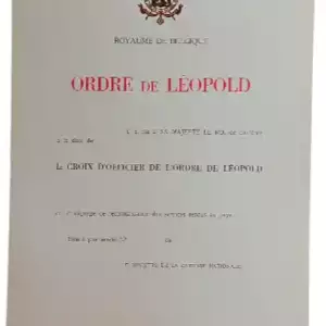 ORDER OF LEOPOLD