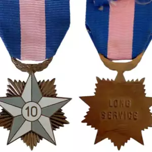 Long Service Medal, for 10 Years of Service
