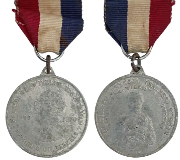 Commemorative Medal of President William V. S. Tubman, 1896 - 1970