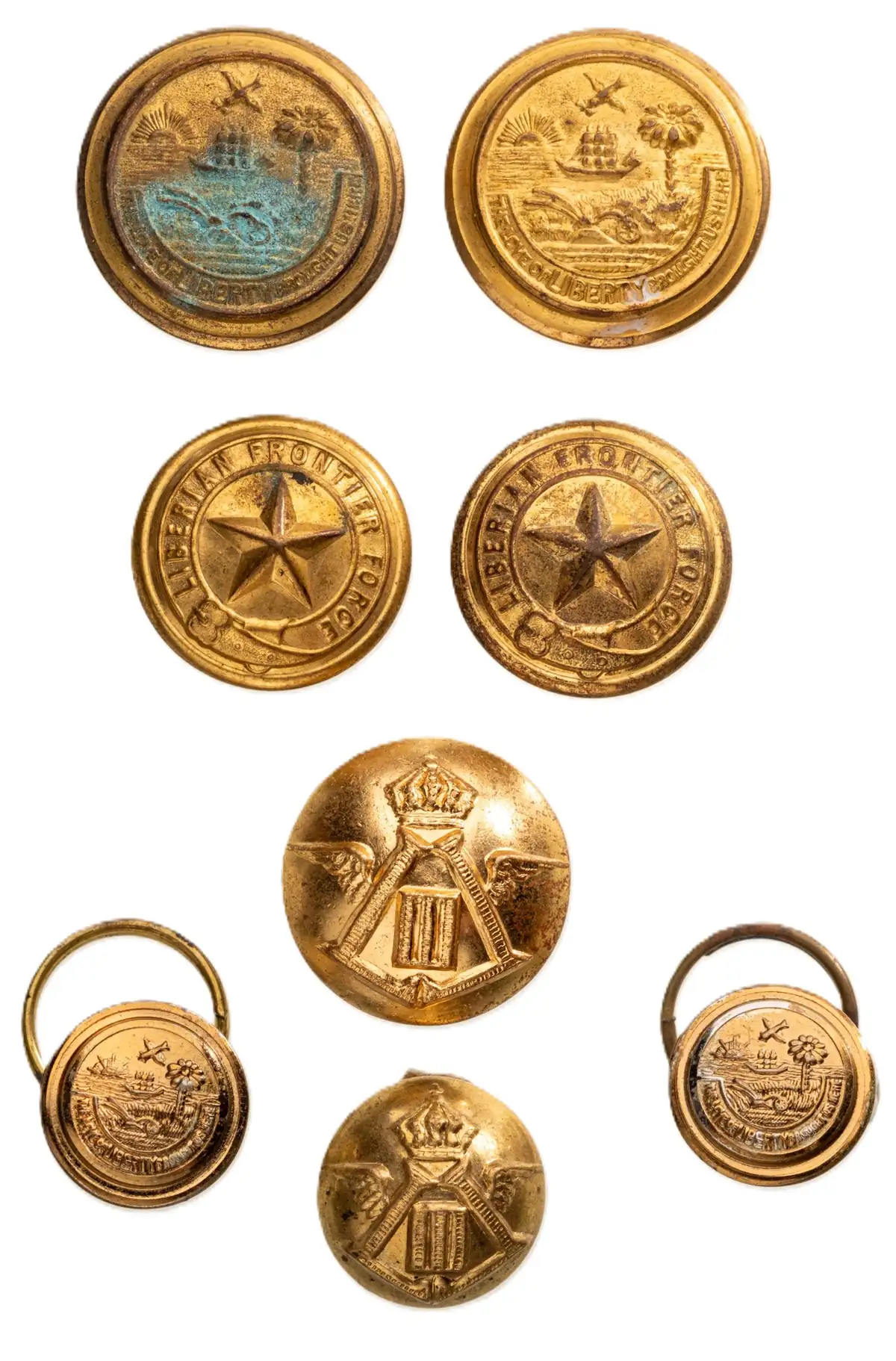 8 Uniform Buttons