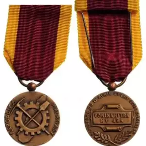 Bronze Medal of Honor for Labour, 1st Republic of Madagascar (REPOBLIKA MALAGASY)