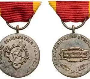 Silver Medal of Honor for Labor