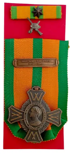 Commemorative War Cross with bar "Oost Azie-Suid Pacific / 1942-1945"