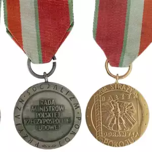 Peace Guard Medals Baltic, Oder, Neisse, instituted in 1972. Lot of 2.
