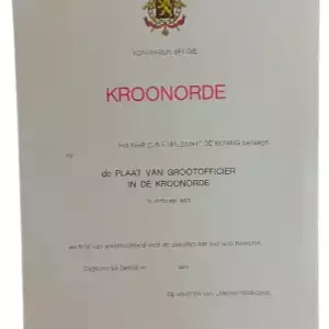 ORDER OF THE CROWN 