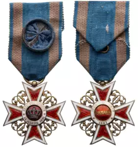 ORDER OF THE CROWN OF ROMANIA, 1881