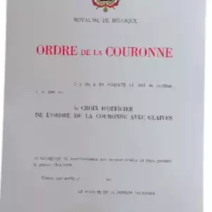 ORDER OF THE CROWN 