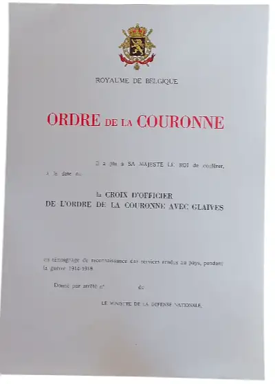 ORDER OF THE CROWN