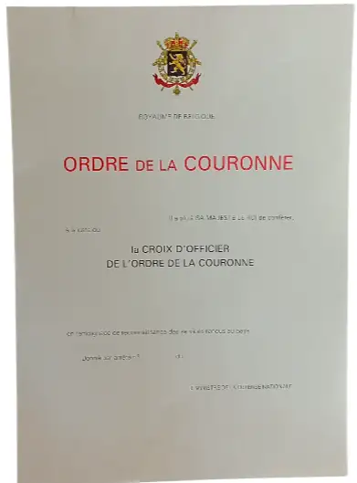 ORDER OF THE CROWN