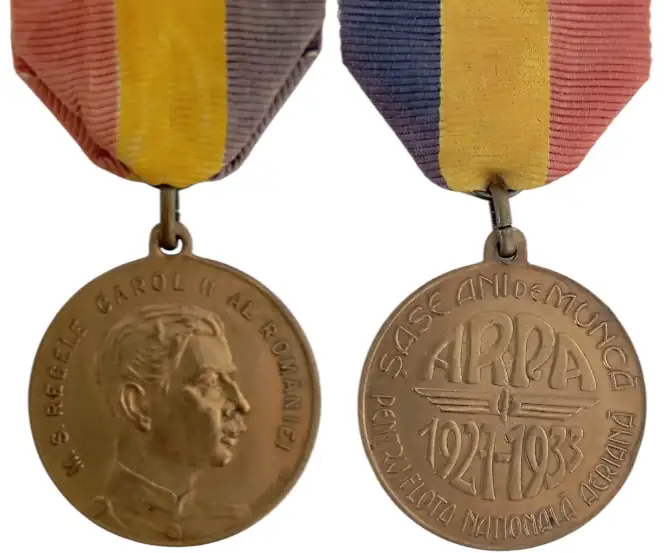 ARPA (Romanian Association for Aviation) Medal, 1927â1933
