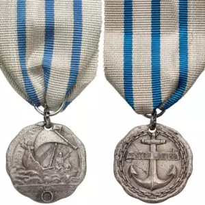 MARITIME VIRTUE (1938), 2nd MODEL King Mihai I, 2nd CLASS for NON SAILING TROOPS (nenaviganti)