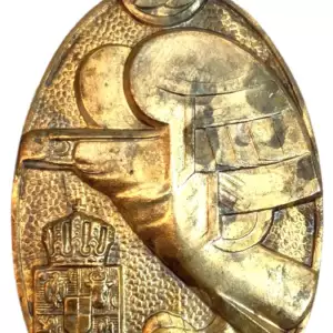 PREMILITARY TRAINING BADGE, 1ST MODEL KING CAROL II, 1ST CLASS, FOR PETTY OFFICERS AND INFERIOR RANGS