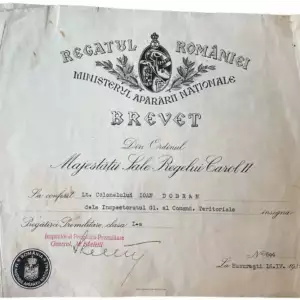 PREMILITARY TRAINING BADGE AWARDING DOCUMENT