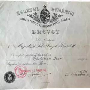 PREMILITARY TRAINING BADGE AWARDING DOCUMENT