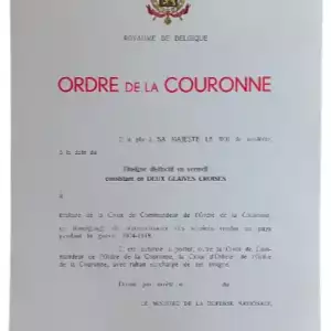 ORDER OF THE CROWN 