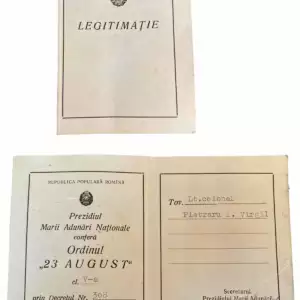 RPR - ORDER "23 AUGUST", instituted in 1959