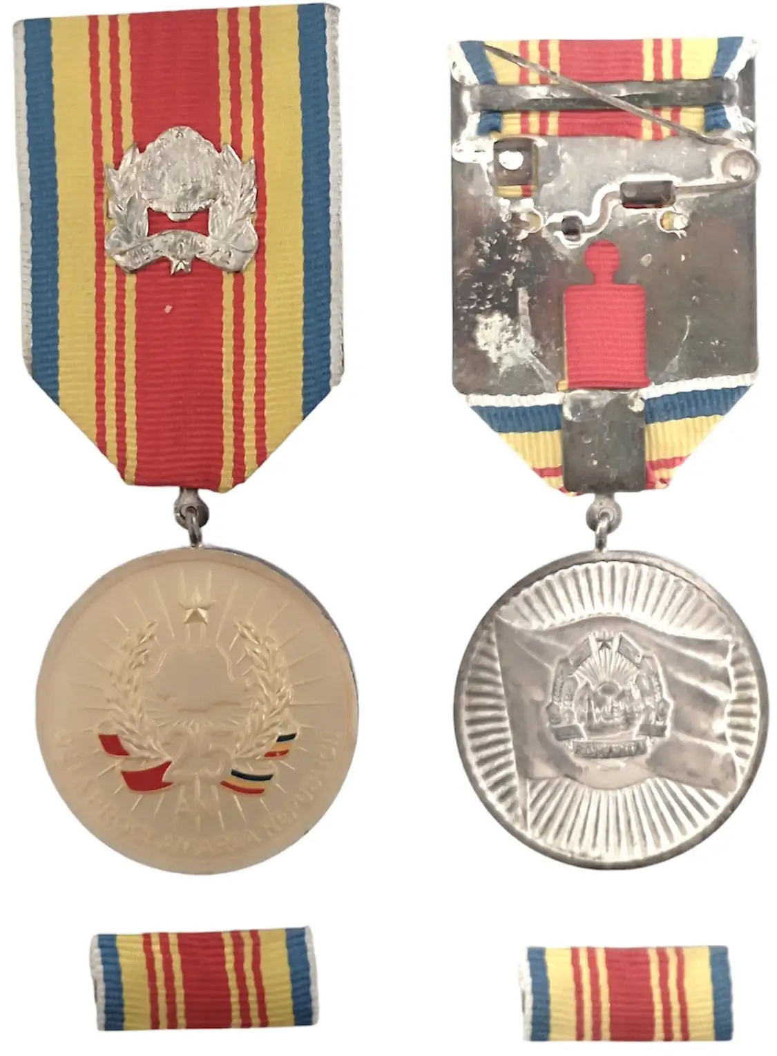 MEDAL OF THE 25th ANNIVERSARY OF THE REPUBLIC, instituted in 1972
