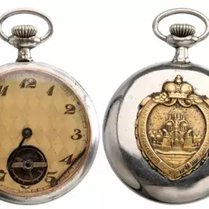 Pocket Watch, Russo-Turkish War Commemoration 1877-1878, "Glory to the Liberators", Cathedrale of the Christ-Saviour in Moscow, 1927
