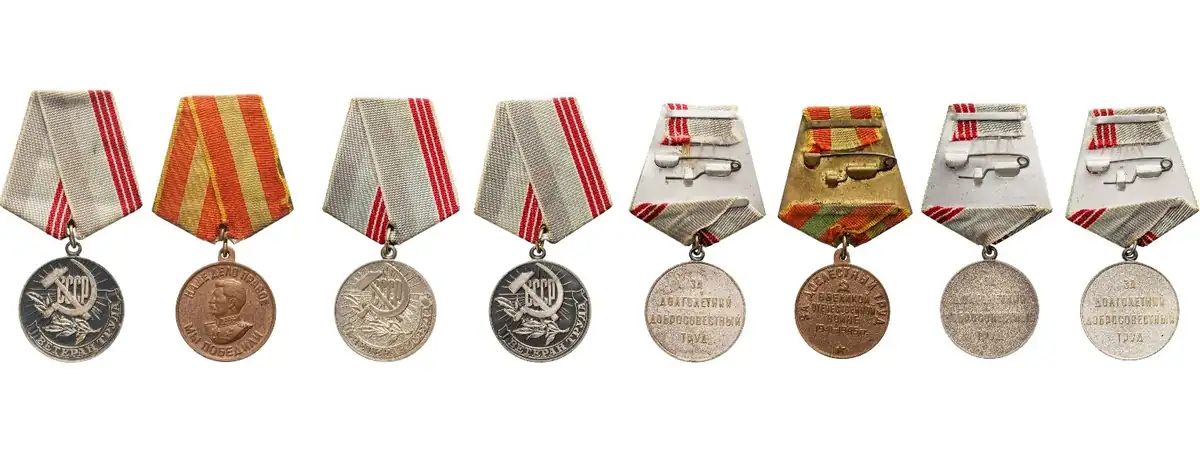 Lot of 4 Medals