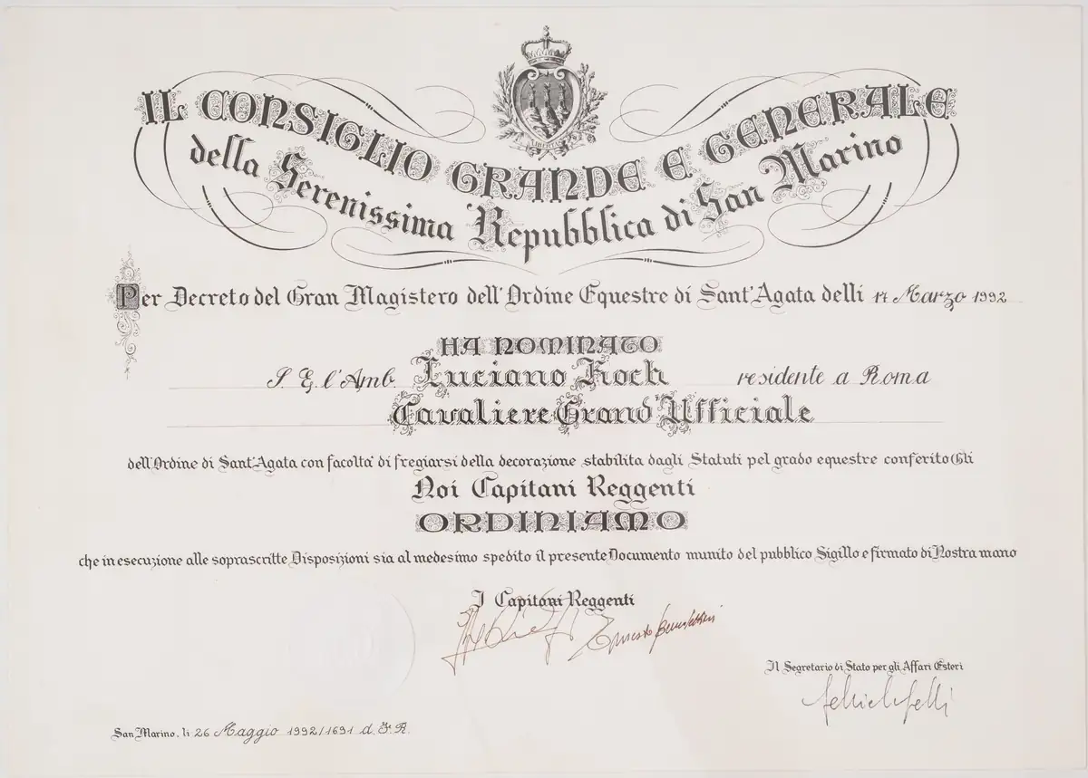 ORDER OF SANTA AGATHA