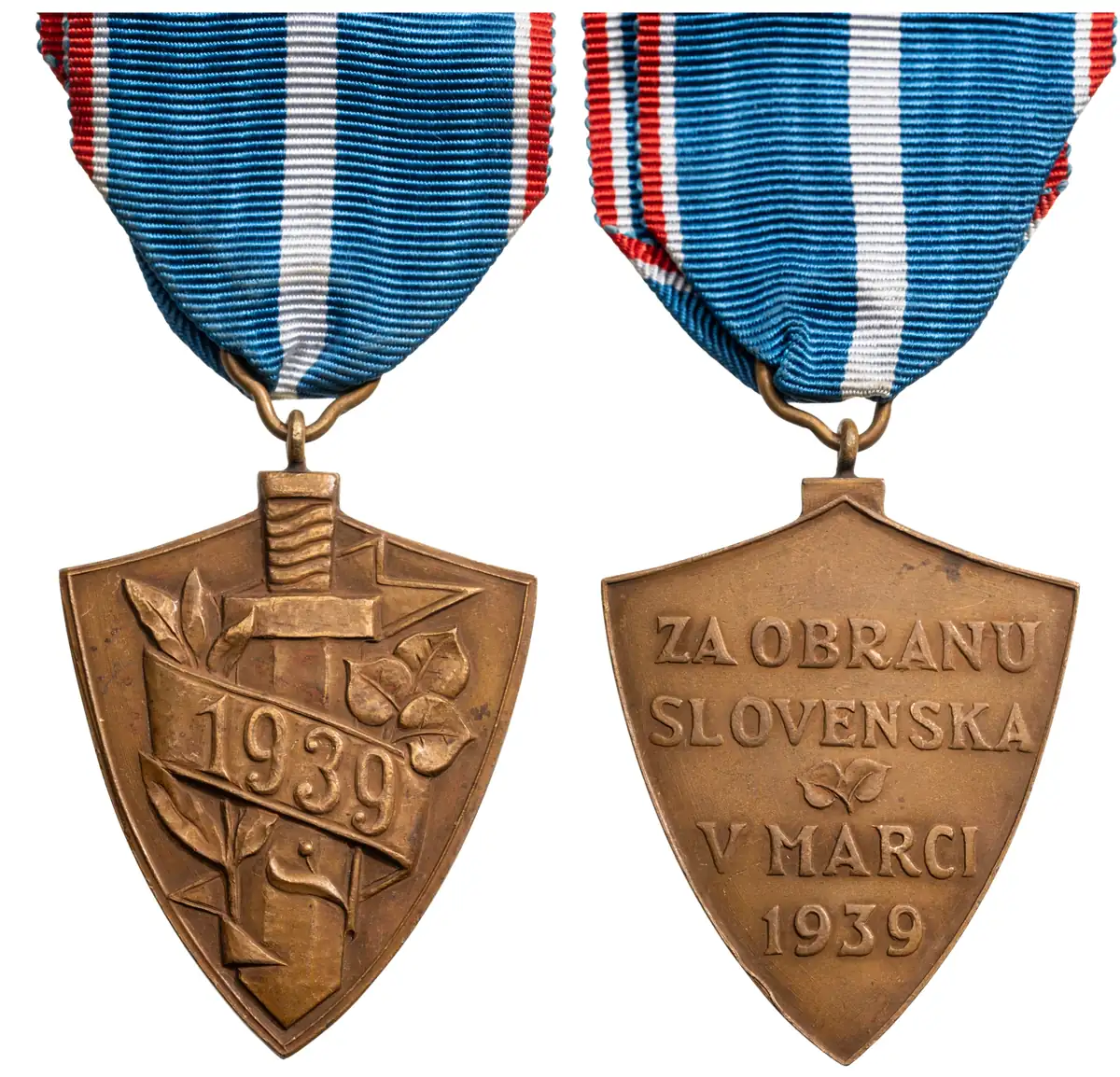 Defense of Slovakia Commemorative Medal, 1939