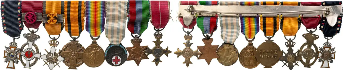 THE COLLECTION OF ORDERS AND MEDALS BARS - Miniature of 8