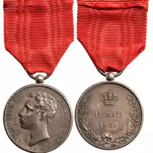 Coronation Medal of King Alfonso XIII, 1902