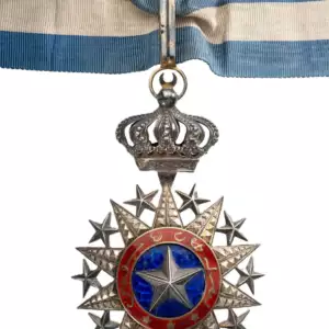 Order Nichan el Anouar (Order of the Light) INSTITUTED by Hamed ben Mohamed, Sultan of Tadjourah
