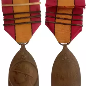 Commemorative Medal of the 1914 - 1918 War, 1919