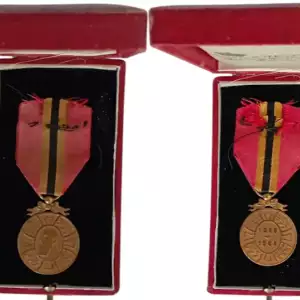 King Leopold II 40 Year Commemorative Medal, 1909