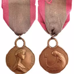 WW I Commemorative Medal of 
Queen Elisabeth, 1914 - 1916