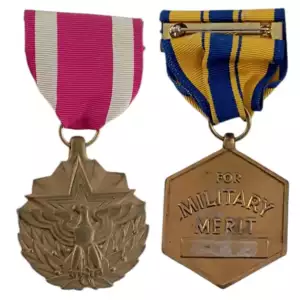 Air Force (USAF) Military Merit and Meritorious Service Medal, Lot of 2