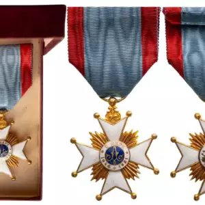 Commemorative Decoration for the 75th Anniversary of the Belgian Telegraph and Telephone System