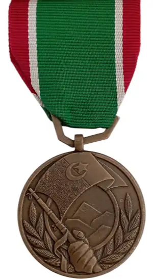 Algerian Liberation Medal (Moudjahid Medal), 1962