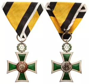 Cross for XX Years of Faithful Service for Officers, Tsar Ferdinand I issue