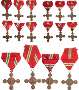 Collection of 10. Cross for the Proclamation of Bulgarian Independence, 1908