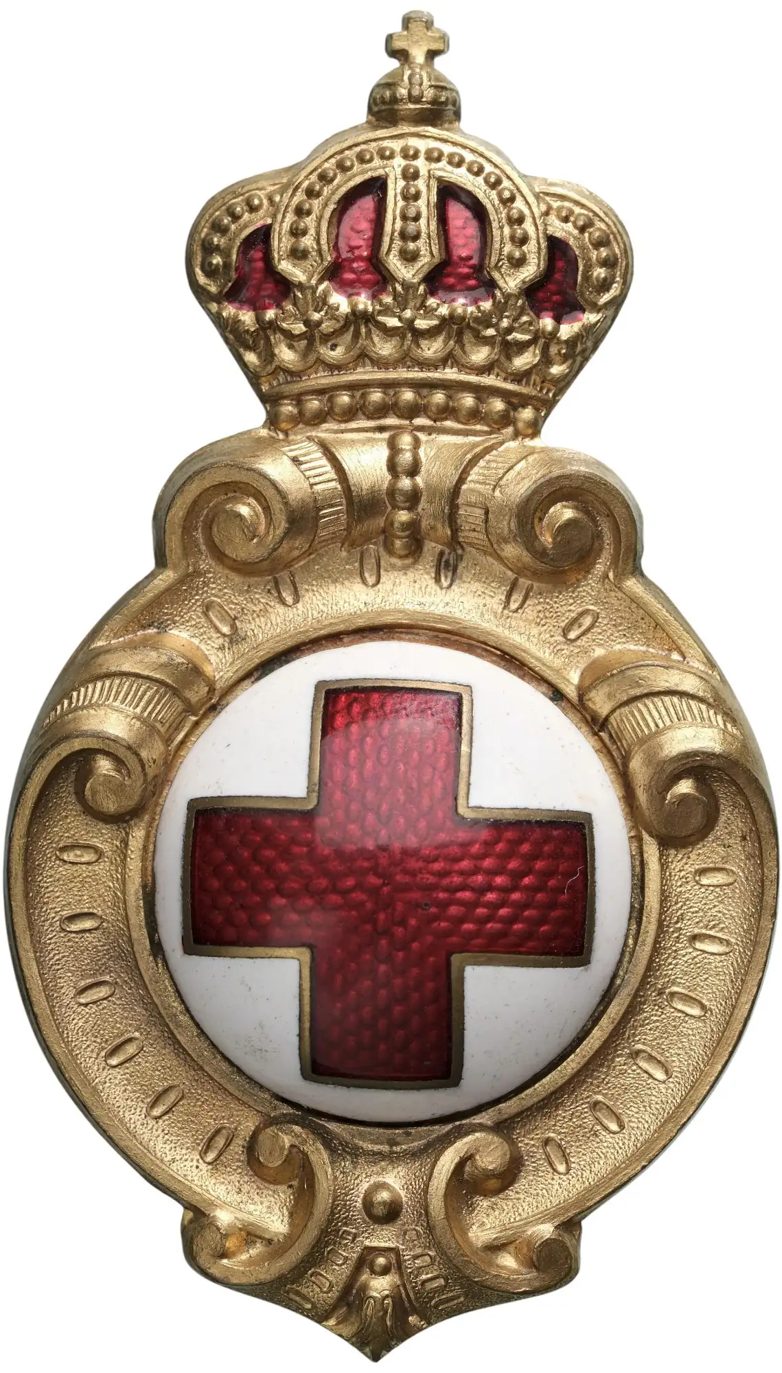 Royal Large Badge of Merit of the Bulgarian Red Cross, Tsar Ferdinand, 2nd Emission