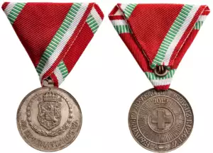 Red Cross Medal Silver Class, 1st Type, WWI